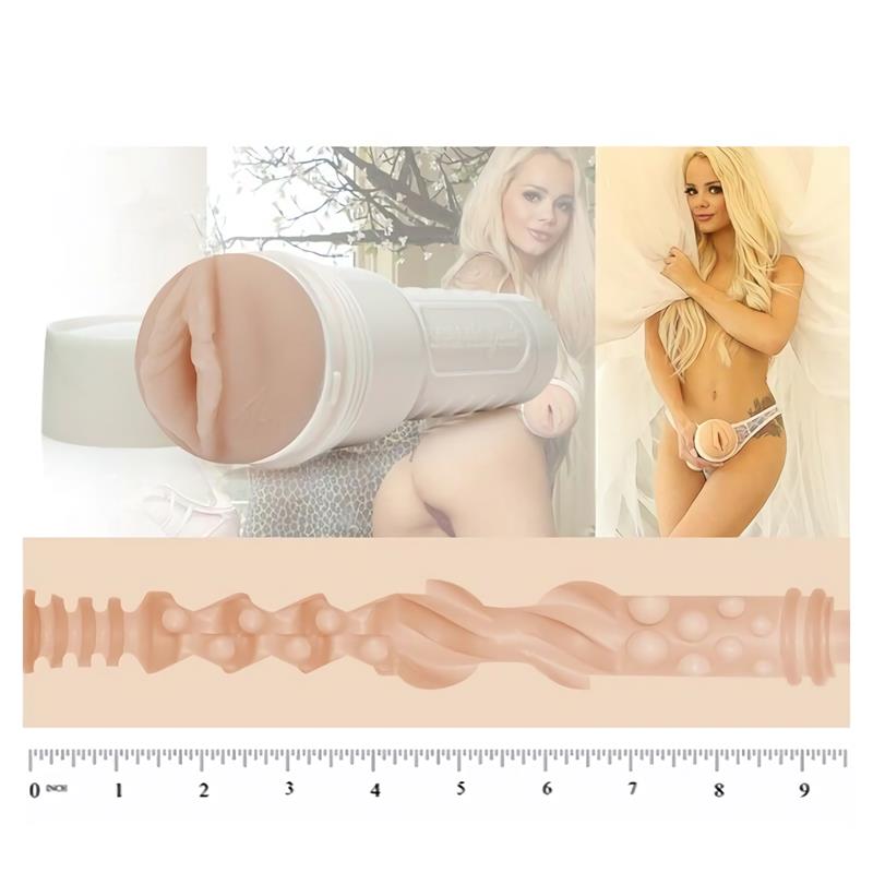 Masturbateur Elsa Jean Tasty Vagina de la gamme FleshGirl de la marque FleshLight, vue de l'ensemble