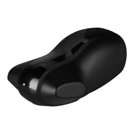 Satisfyer Men Vibration vu du dessus, angle latéral droit