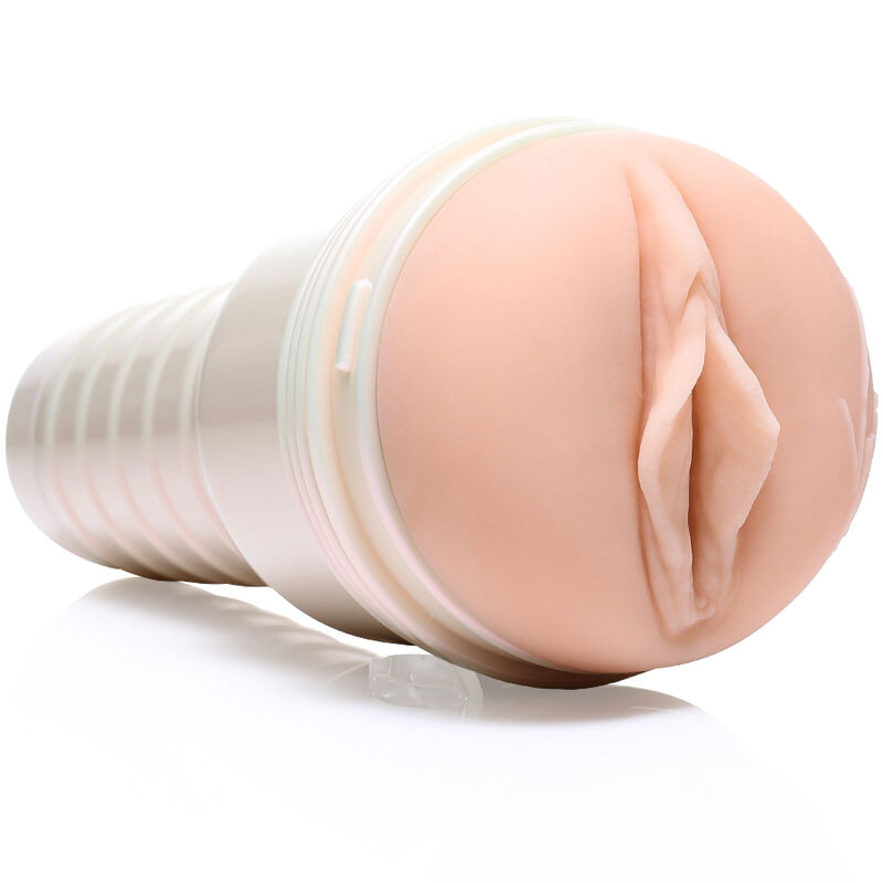 Masturbateur en forme de vagin de la star porno Violet Myers Waifu de la marque fleshlight vue de profil de face
