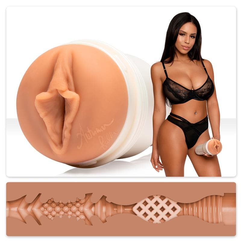 Masturbateur forme vagin de Autumn Falls Crème Texture - FLESHLIGHT GIRLS ensemble du produit