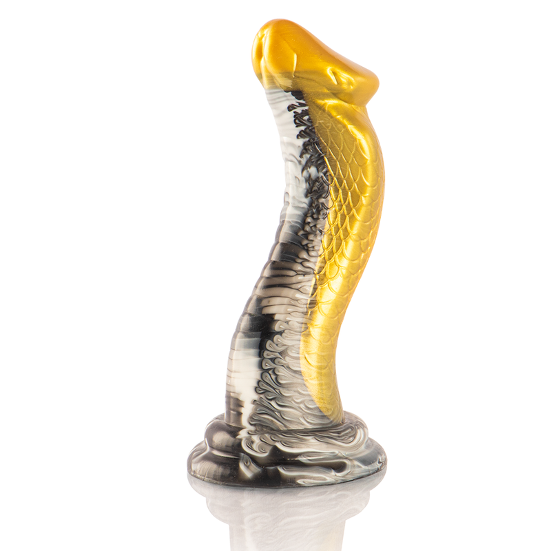 Vibrador cobra amarelo DRAKON - ÉPICO 