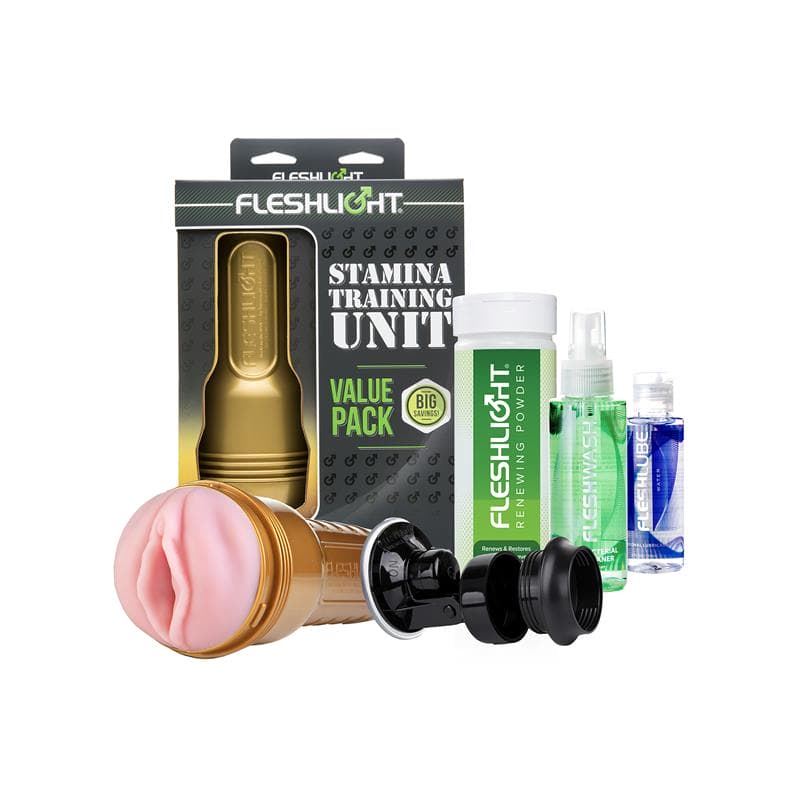 Kit Masturbateur Stamina Training Unit - FLESHLIGHT vue de l'ensemble du produit