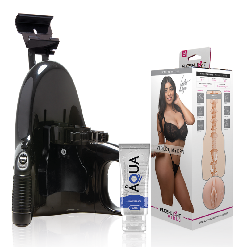 Fleshlight - Violet Myers Waifu + Lancement Universel + Lubrifiant ensemble du produit