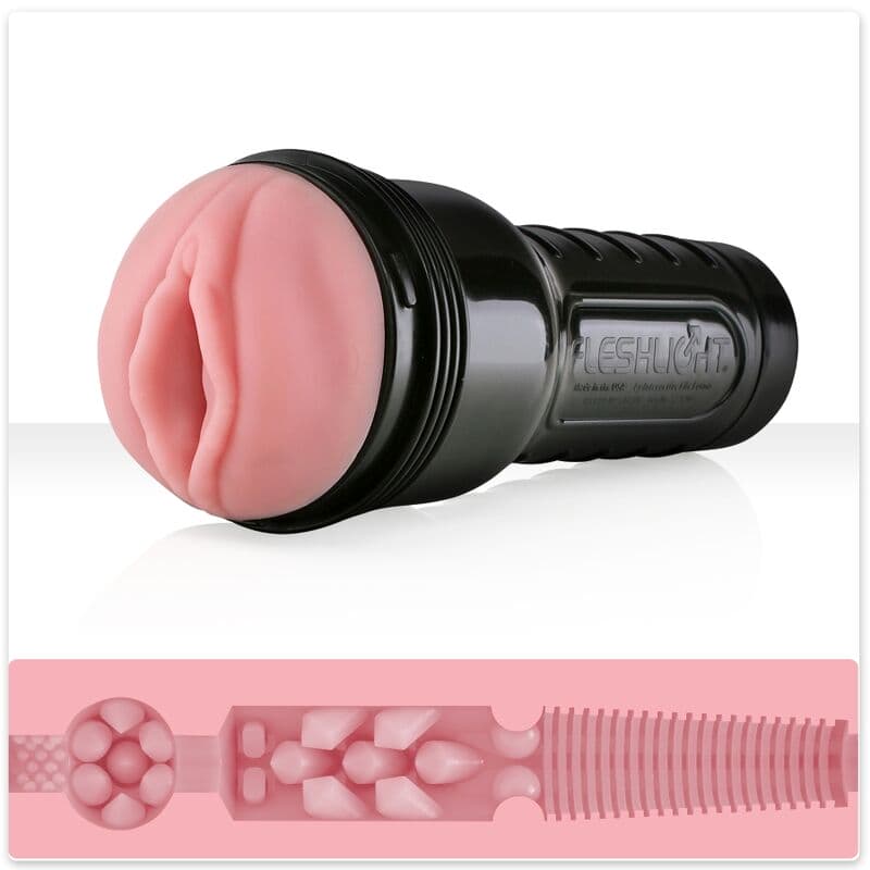 Masturbateur classic rose Lady DESTROYA – FLESHLIGHT vue de l'ensemble