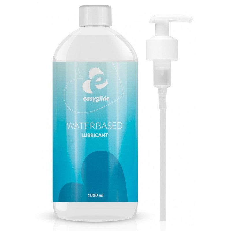 Lubrifiant à base d'eau de la marque EasyGlide, vue du conteneur avant avec son diffuseur 1000ml