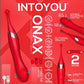 Onax stimulateur à double impulsion avec embout vibrant, de la marque INTOYOU, vue générale du stimulateur.