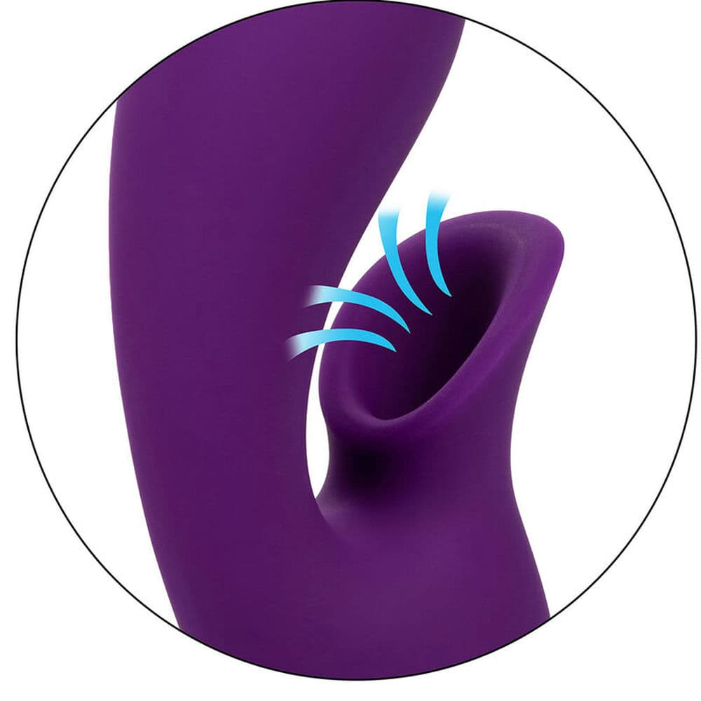 Vibromasseur Huntington Beach Heartbreaker Violet - CalExotics détaille de la succion autre