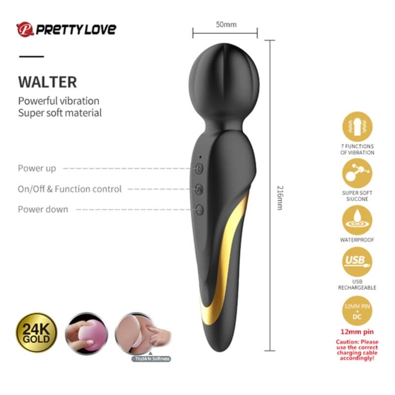 Kit Sextoys de Luxe PRETTY LOVE - Collection de Luxe Queen SexToy Walter