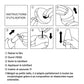 Pack de 6 œufs masturbateur assortis EasyBeat de la marque TENGA, vue du manual d'instructions