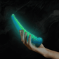 Gode silicone SCYLLA petite taille tentacule fluorescent - EPIC détaille de la fluorescence
