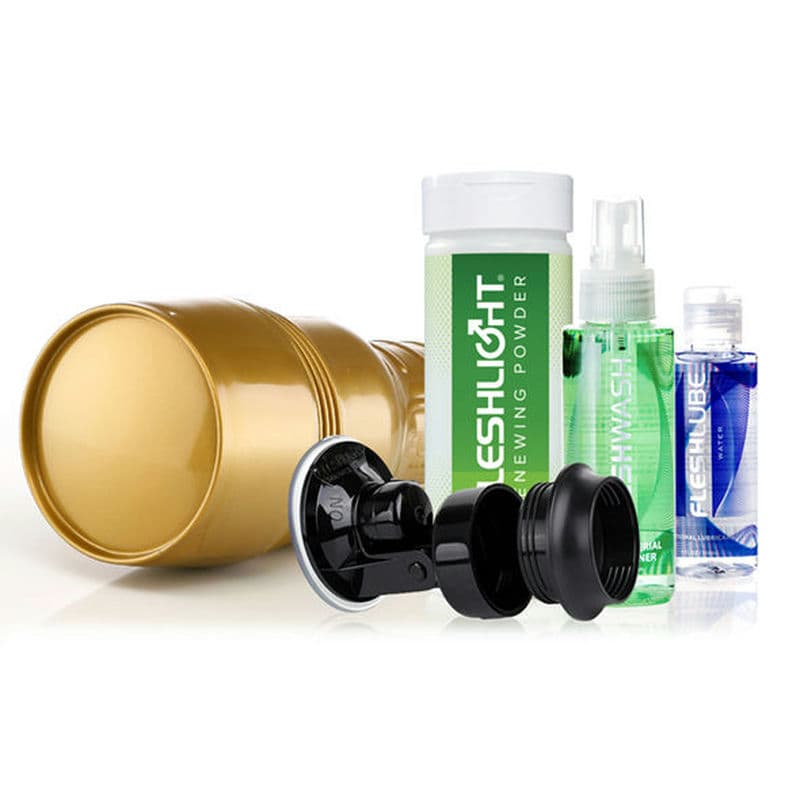 Kit Masturbateur Stamina Training Unit - FLESHLIGHT vue de l'ensemble du produit sans la boîte