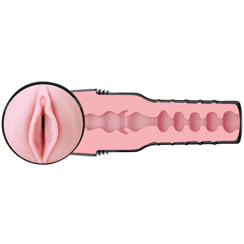 Masturbateur classic rose Lady MINI-LOTUS – FLESHLIGHT détaille de l'entré et de l'intérieur