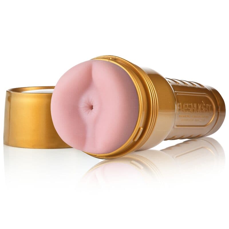 Masturbateur d’entraînement d'endurance forme anus – FLESHLIGHT masturbateur et son couvercle