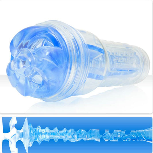 Masturbateur Turbo Thrust Blue Ice - FLESHLIGHT détaille de l'intérieur