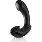 Masseur de prostate point p en silicone noir - SIR RICHARDS vue d'angle face