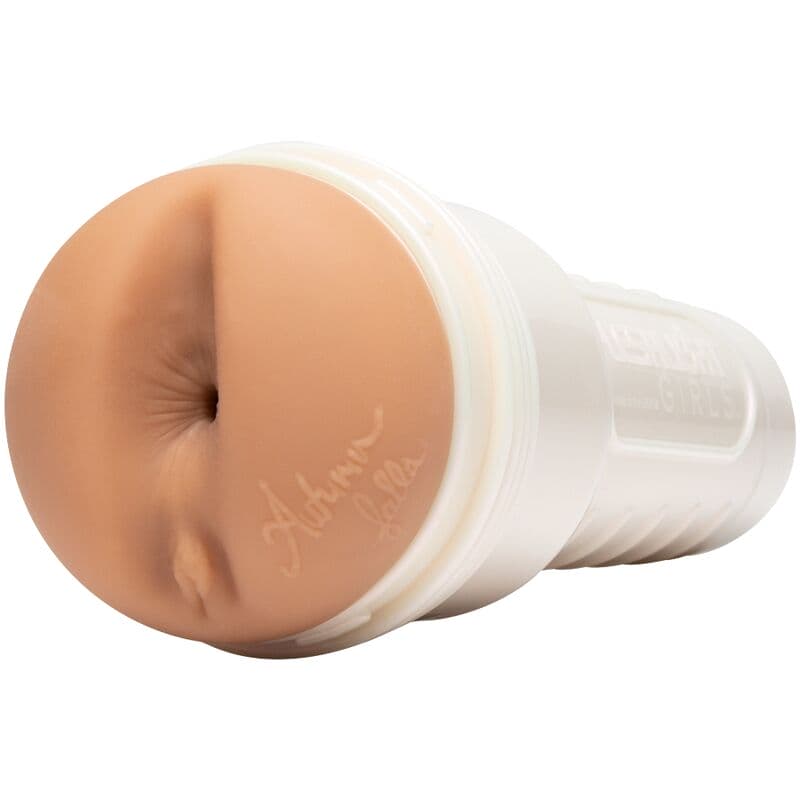 Masturbateur forme vagin de Automne Falls Texture Pêches - FLESHLIGHT GIRLS vue de profil