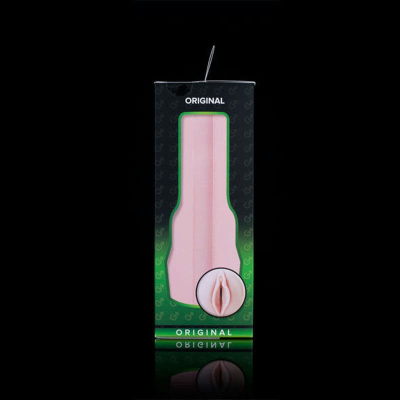 Masturbateur Rose Dame en forme de vagin – Original – FLESHLIGHT boîte côté