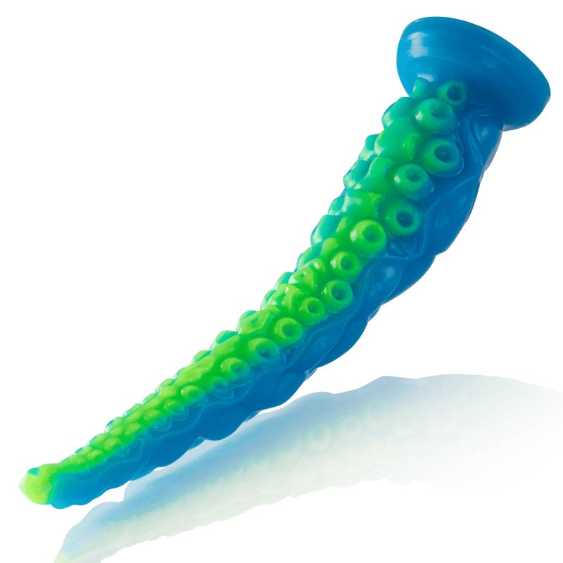 SCYLLA vibrador de silicone tentáculo fluorescente de tamanho grande - EPIC