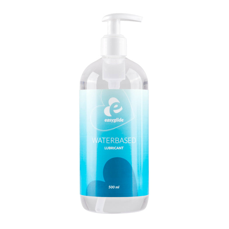 Lubrifiant à base d'eau de la marque EasyGlide, vue du conteneur avant 500ml