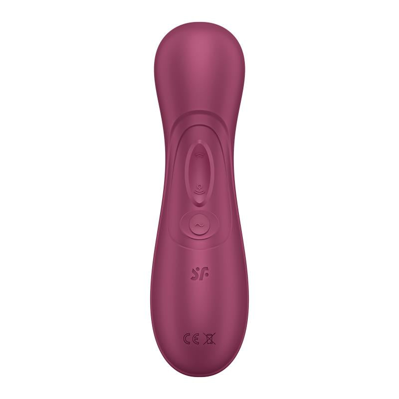 Suceur de clitoris PRO 2 Generation 3 Red Wine de la marque Satisfyer, vue  arrière