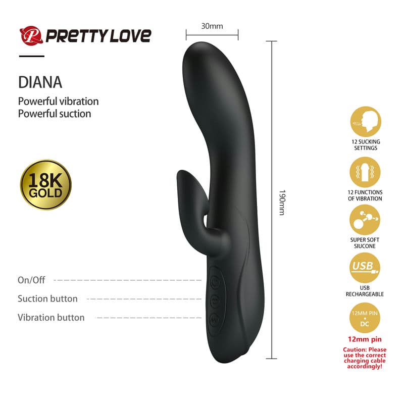 Kit Sextoys de Luxe PRETTY LOVE - Collection de Luxe Queen sexToy DIANA