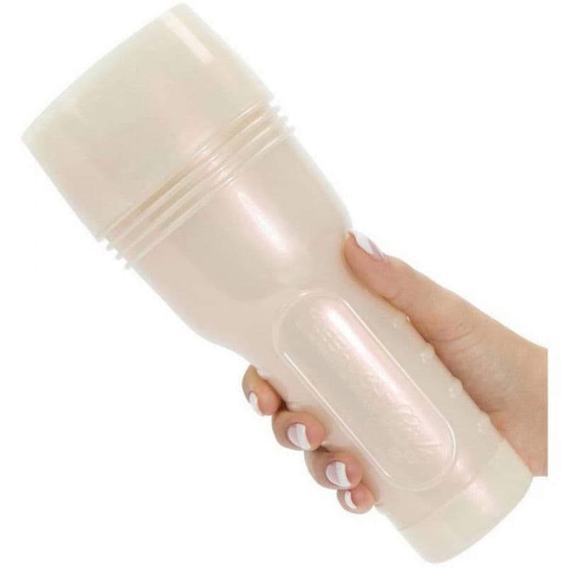 Masturbateur forme vagin de Abella Danger - FLESHLIGHT GIRLS vue du produit comparaison sur une main 