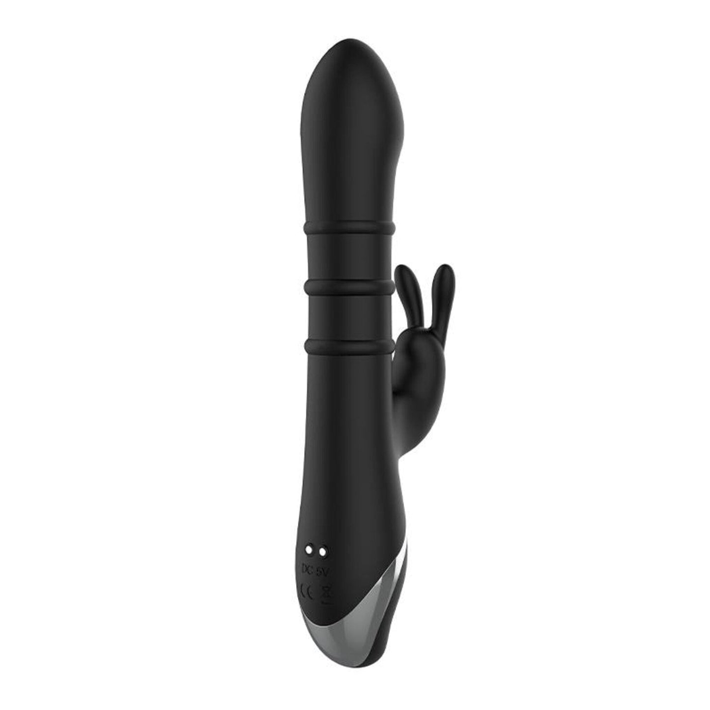 Vibromasseur Lapin Reipo INTOYOU  10 Modes & 3 Anneaux CoulissantsVibromasseur Lapin Reipo INTOYOU  10 Modes & 3 Anneaux Coulissants un autre point de vue du dos