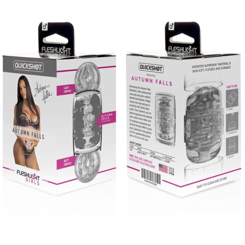 Masturbateur Double Stroke Vagin et Anus Quickshot – FLESHLIGHT boîte