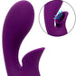 Vibromasseur Huntington Beach Heartbreaker Violet - CalExotics détaille de succion