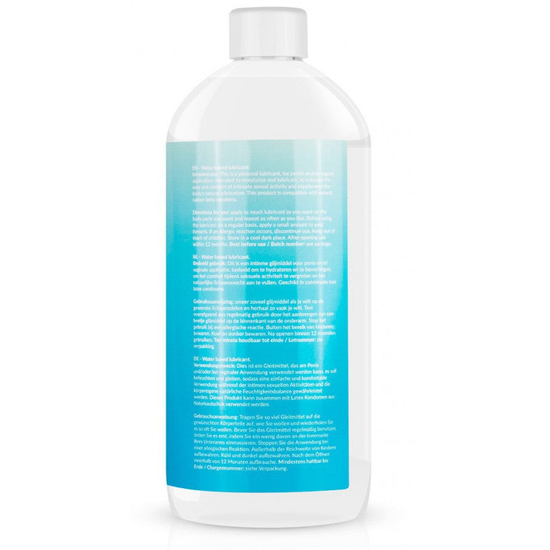 Lubrifiant à base d'eau de la marque EasyGlide, vue du conteneur arrière 1000ml