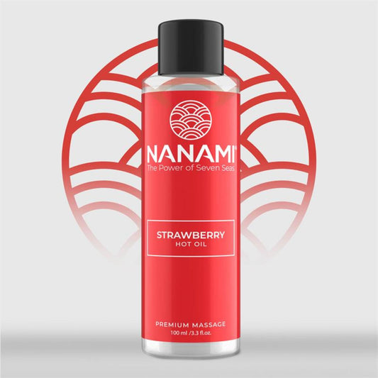 Huile de Massage NANAMI Fraise effet chaud 100 ml