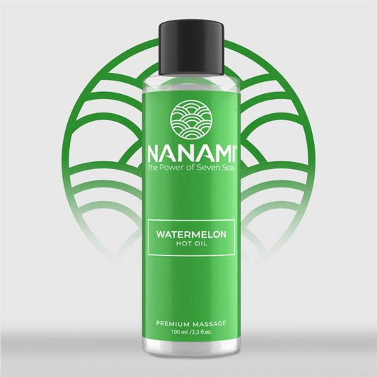 Huile de Massage NANAMI Pastèque - Effet Chaleur 100 ml