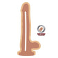 Gode double densité 18 cm balles couleur peau - GET Real Produit vue d'intérieur