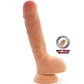 Gode double densité 25,5 cm balles couleur peau - GET Real Produit
