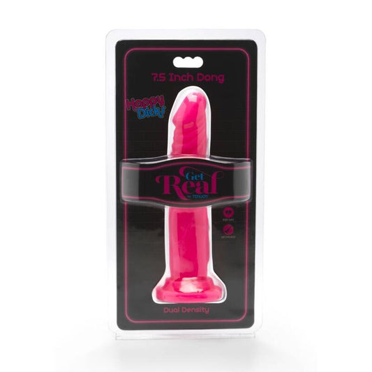 Gode 19 cm rose Happy Dicks - GET Real Produit