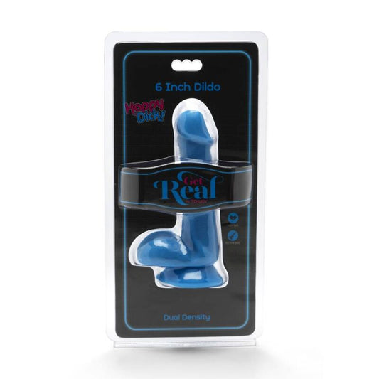 Gode 12 cm balles bleu Happy Dicks - GET Real Produit