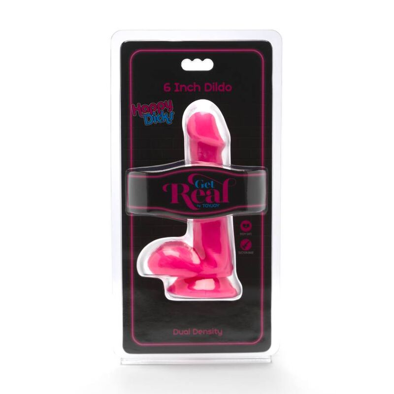 Gode 12 cm balles rose Happy Dicks - GET Real Produit