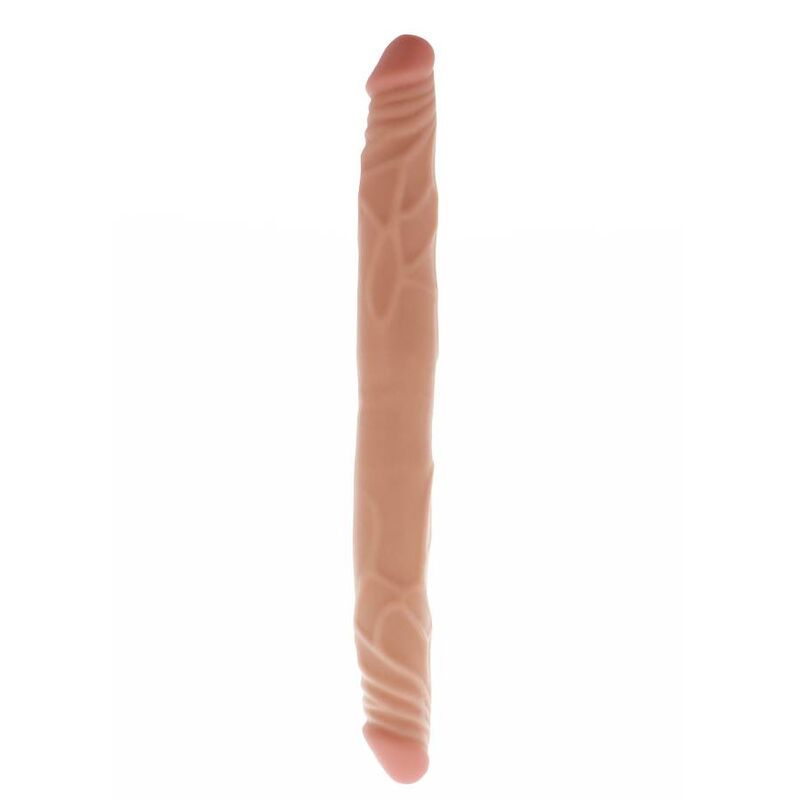 Double gode couleur peau 35 cm - GET Real Produit déplié