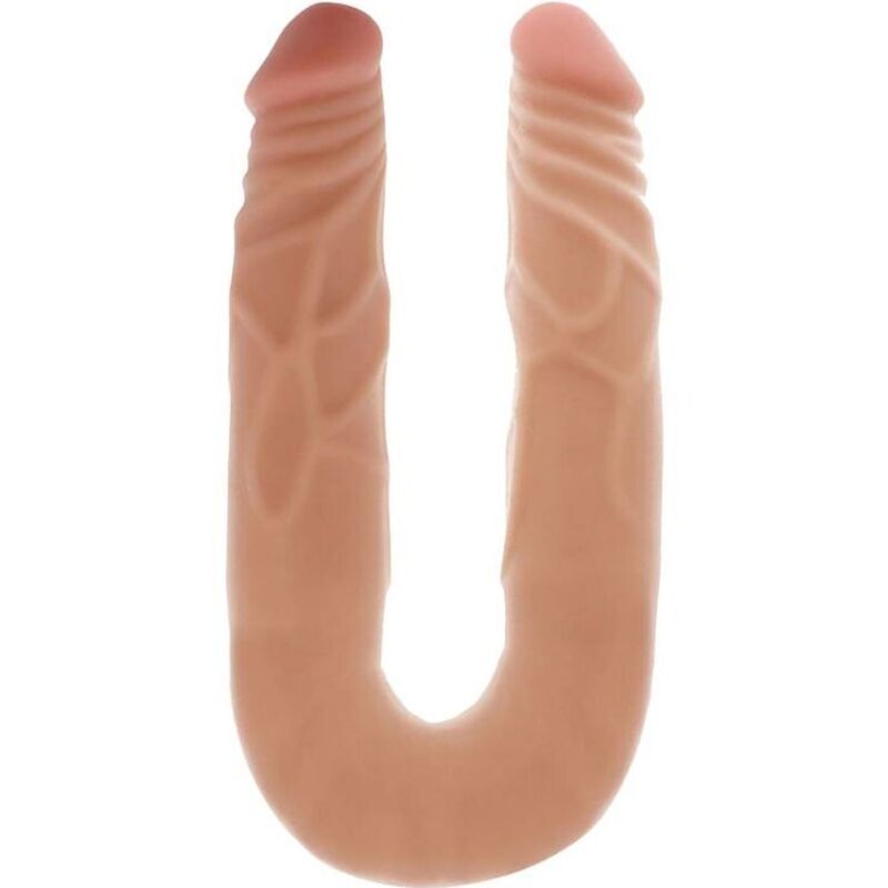 Double gode couleur peau 35 cm - GET Real Produit plié