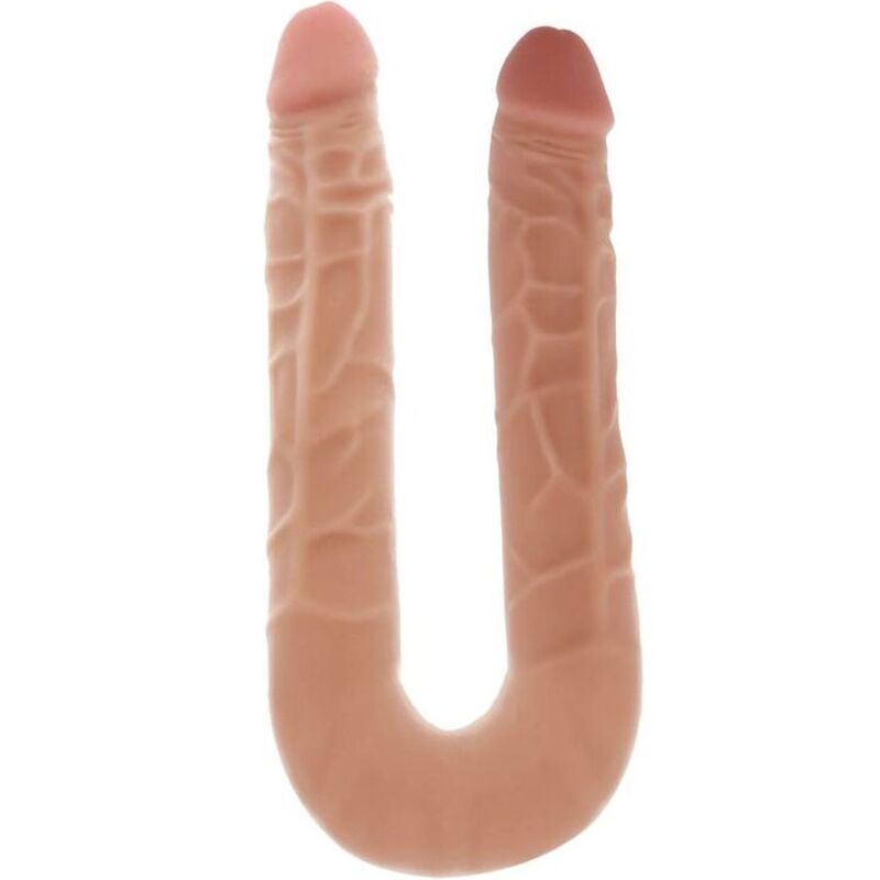 Double gode couleur peau 40 cm - GET Real produit plié