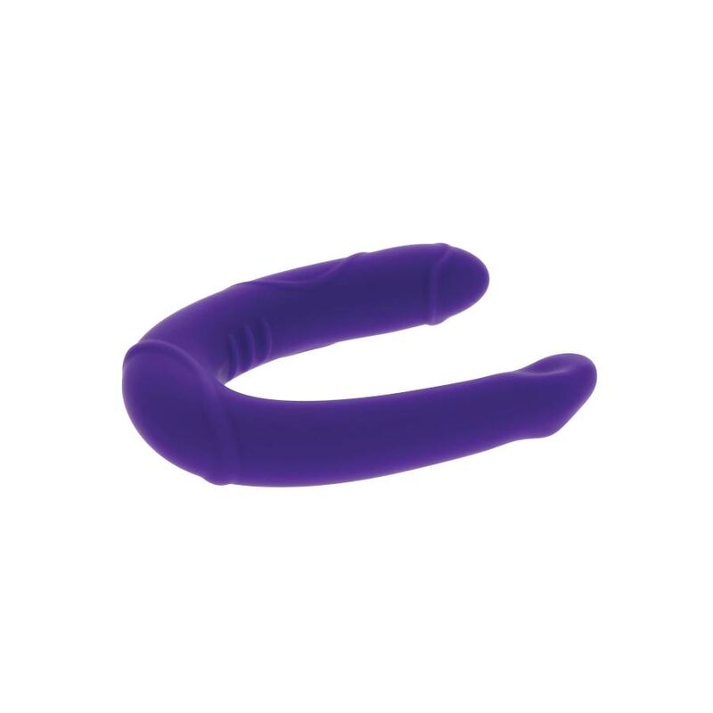 Double gode vogue mini violet - GET Real vue du bas