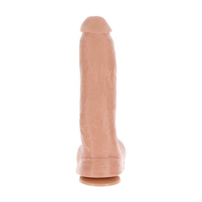 Gode extrême XXL 28 cm couleur peau - GET Real Produit vue de derrière