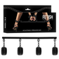 Barre d'épandage réglable 4 pièces - FETISH SUBMISSIVE BONDAGE Produit et sa boîte