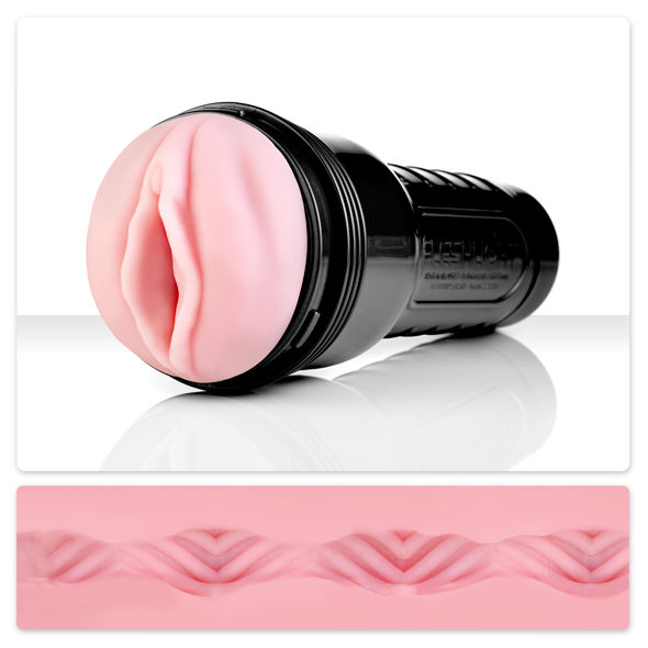 Rose dame vortex vagin- FLESHLIGH Vue du produit et détaille de l'intérieur