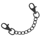 Menottes en cuir végétalien avec doublure en néoprène - FETISH SUBMISSIVE BONDAGE détaille des chaînes