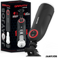 Masturbateur automatique GRAVITY de face, noir et rouge
