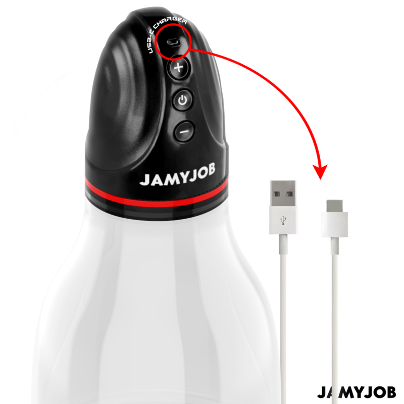 Détail de la charge par câble USB