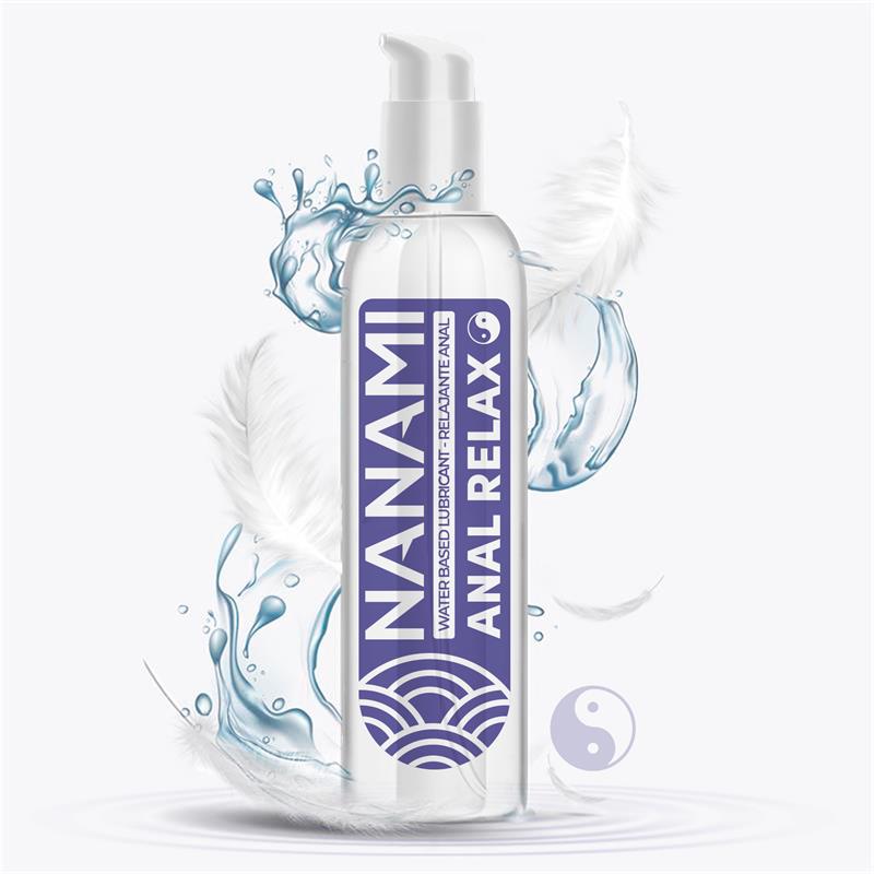 Lubrifiant anal extra dilatant et relaxant à base d'eau 150ml de la marque Nanami vue de devant