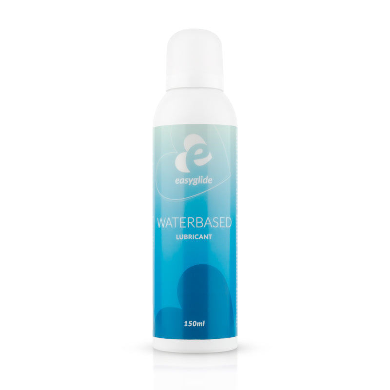 Lubrifiant à base d'eau de la marque EasyGlide, vue du conteneur avant 150ml en spray