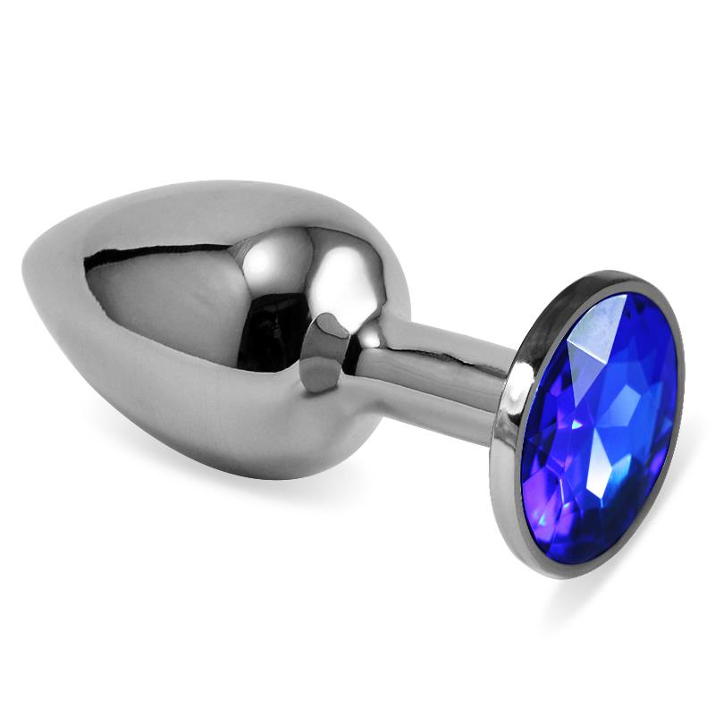 Silver Anal Plug size S 